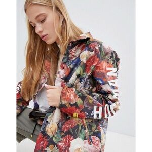 Herschel x Hoffman California Voyage Coach Floral Jacket Packable Lightweight XL